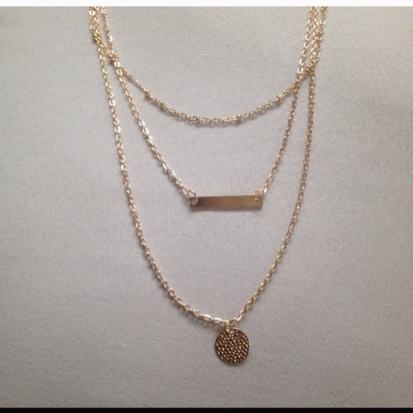 Layer Bar Necklace - Picture 4 of 6
